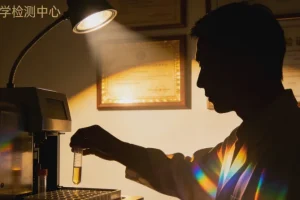 病理医生在显微镜下观察肉瘤组织切片