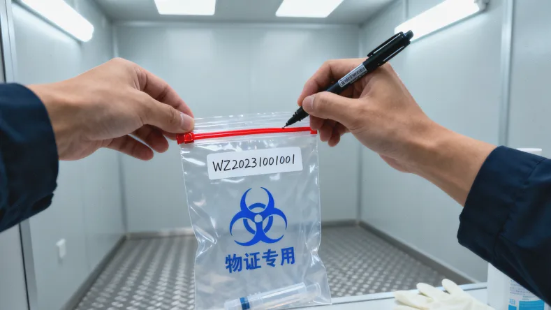 病理医生在显微镜下评估H&E染色切片