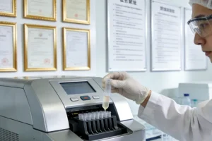 医生与患者讨论PD-L1检测报告的场景