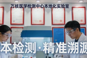 显微镜下的PD-L1免疫组化染色切片