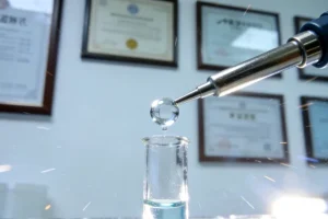 医生与患者讨论PD-L1检测报告