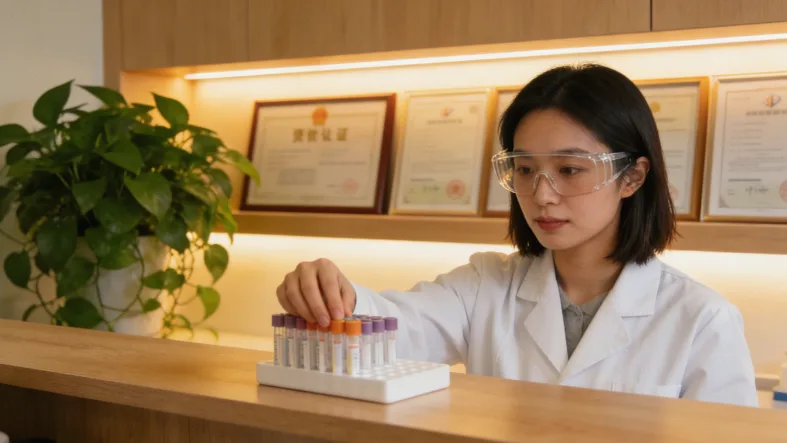 医生与患者沟通ctDNA检测报告场景