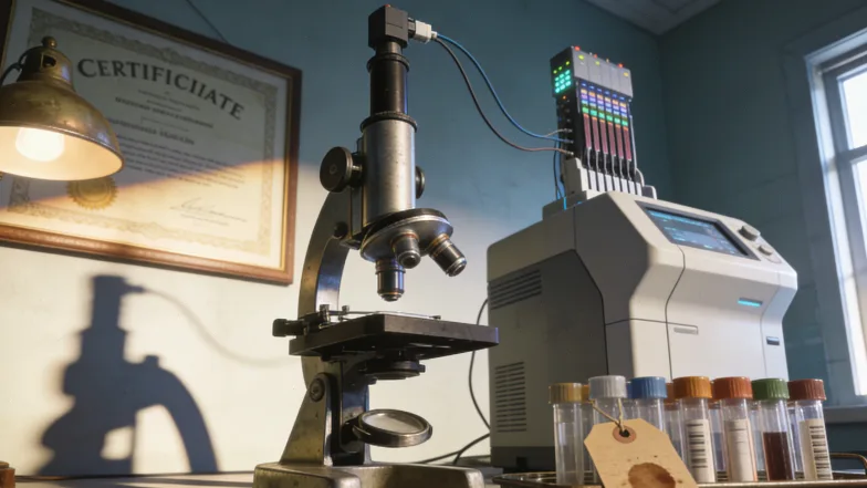 对比图：传统影像检查与液体活检技术特点