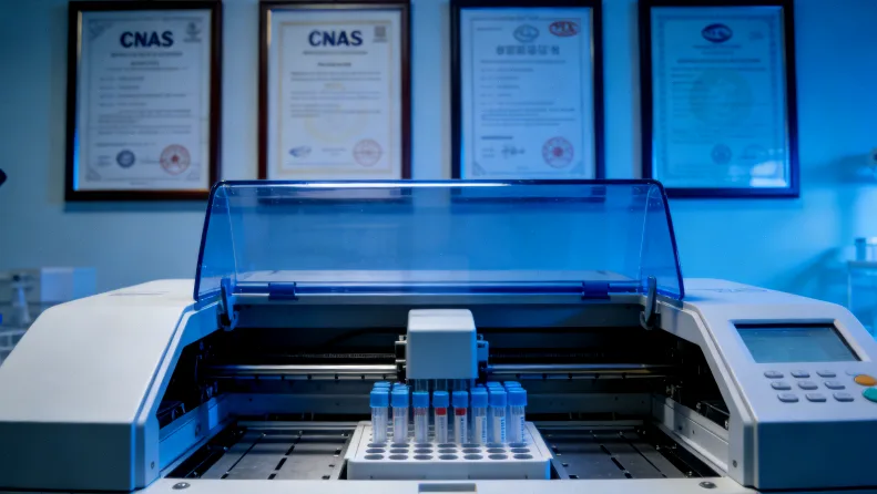 实验室进行样本前处理与质控操作的场景