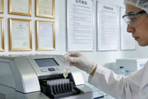 医生与患者讨论ctDNA检测报告