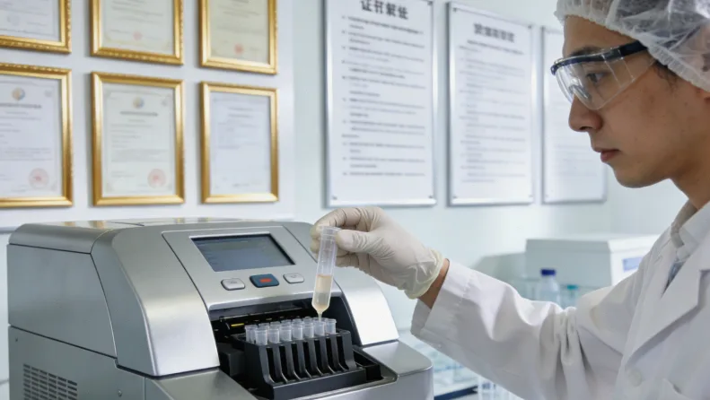 医生与患者讨论ctDNA检测报告