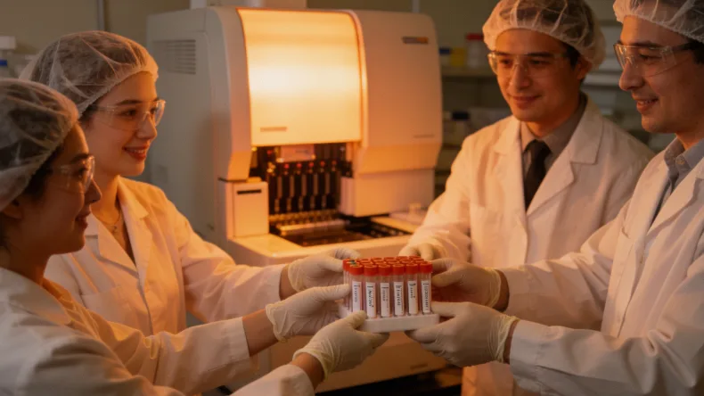 医生与患者家属沟通基因检测报告场景