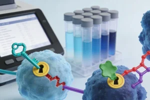 医生与患者讨论基因检测报告的场景