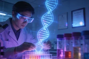 医生与糖尿病患者沟通穿刺活检方案