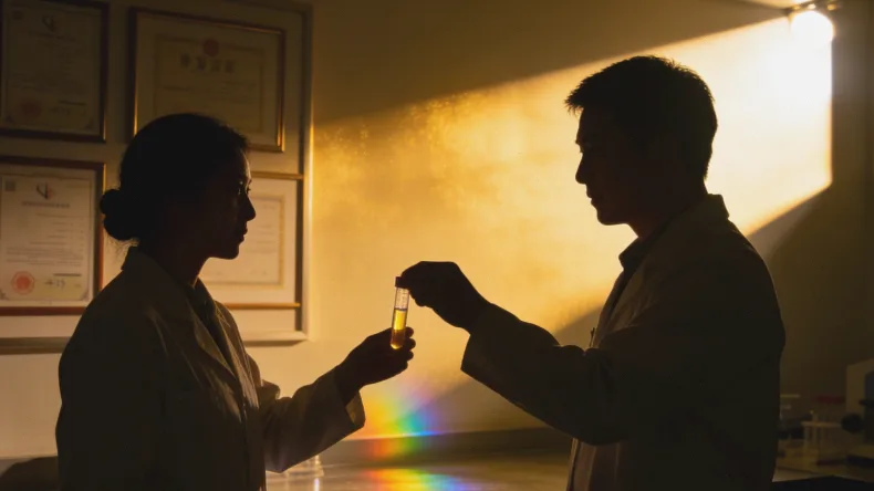 中英文结直肠癌基因检测报告对比示意图