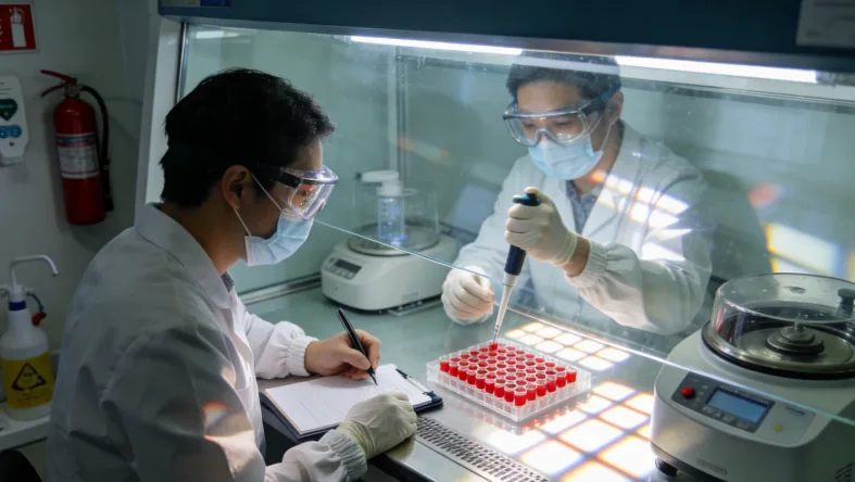 RAS基因突变在肿瘤细胞信号通路中的核心位置示意图