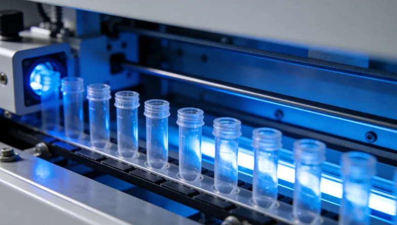 自动化核酸提取工作站正在处理样本