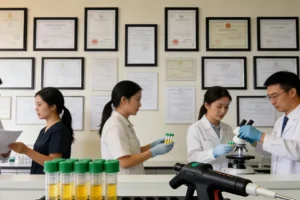 医生与乳腺癌康复者进行遗传咨询沟通