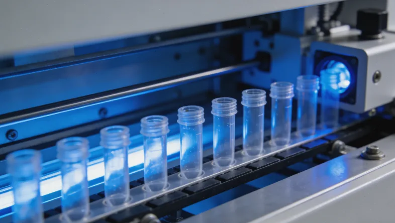 病理医生在显微镜下选取肿瘤组织区域