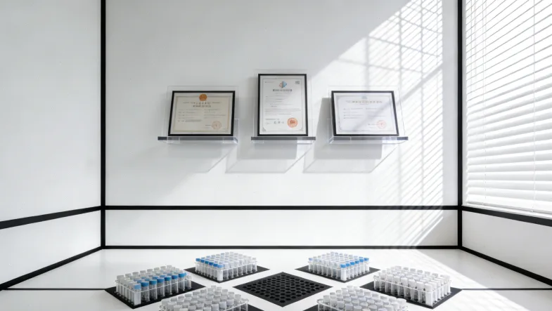 基因测序仪正在运行，展示数据产出过程