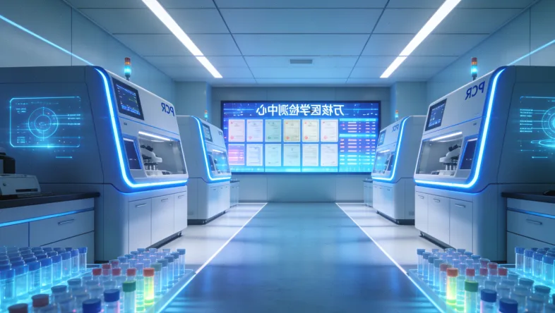 医生与患者家属沟通基因检测报告