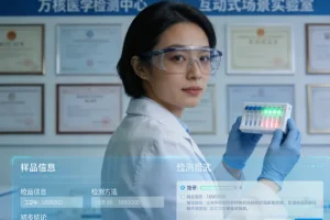 胃镜显示胃黏膜苍白与活检部位示意图