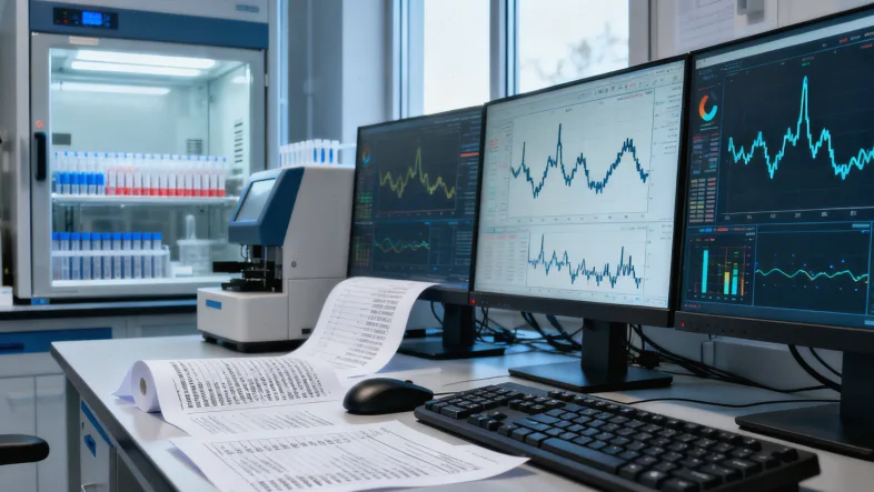 靶向药物作用机制示意图：展示药物阻断癌细胞信号通路