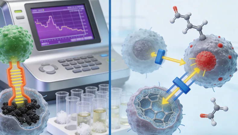 “靶向+免疫”联合作用机制示意图
