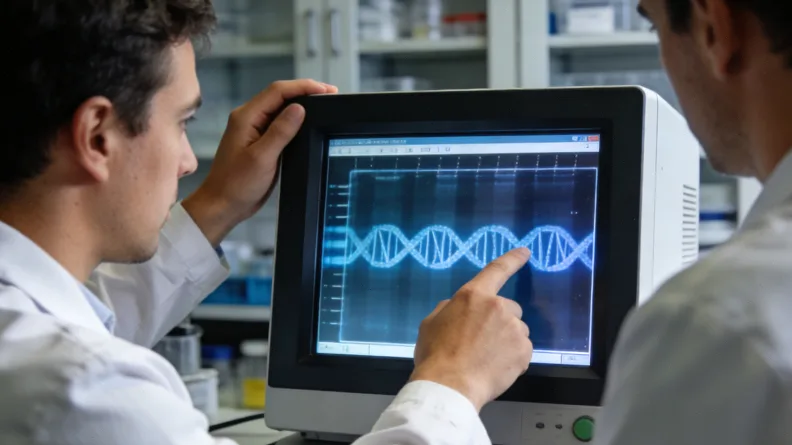 医生与患者沟通腹水穿刺示意图