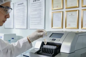 医生与糖尿病患者沟通基因检测报告