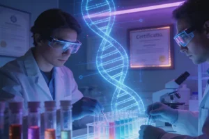 肝癌肿瘤细胞基因图谱可视化示意图