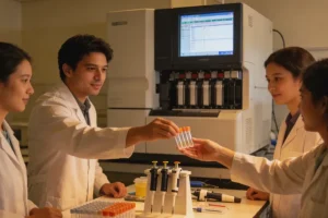 基因检测报告单示意图，高亮显示“增殖相关基因”部分