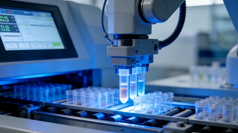 基因检测风险评分(RS)分层示意图:低、中、高风险