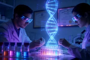 肺鳞癌病理切片与基因图谱对比示意图