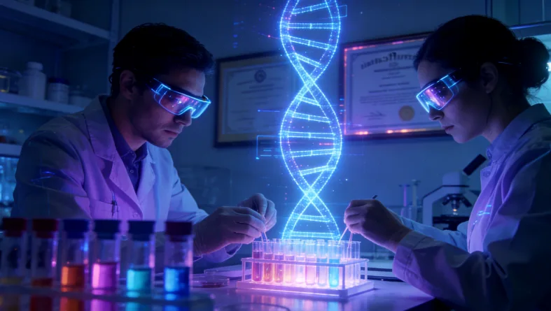 肺鳞癌病理切片与基因图谱对比示意图