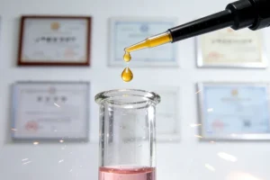 肺部CT影像显示多发性结节示意图