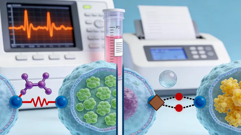 “冷肿瘤”与“热肿瘤”免疫微环境对比示意图
