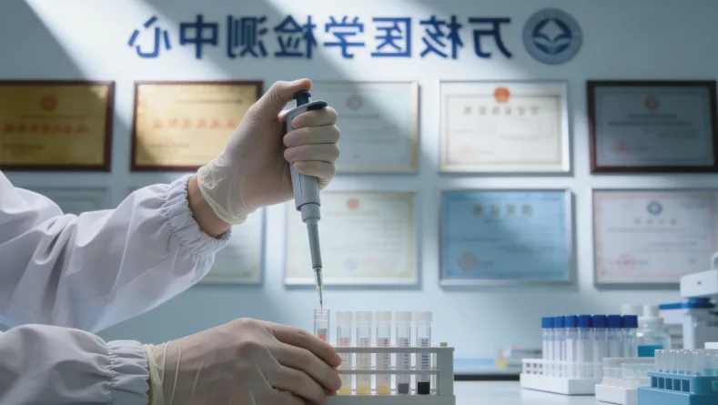 基因检测报告单与价格标签特写对比