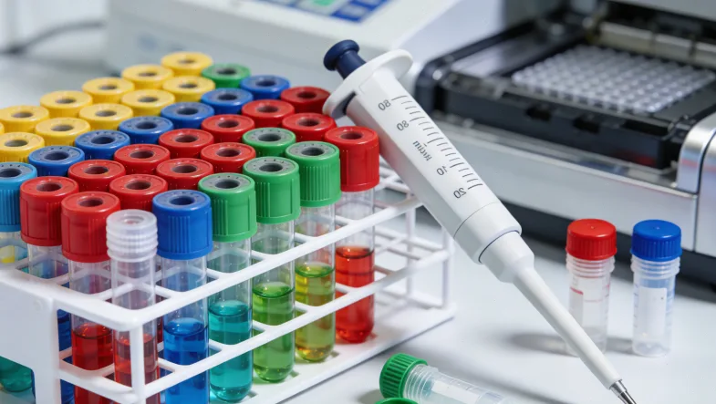 显微镜下形态各异的癌细胞，展示肿瘤异质性