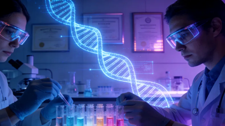 医生与患者面对面沟通的温馨场景