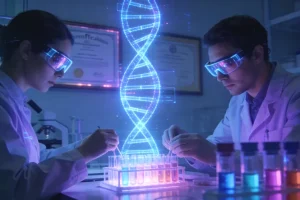 新旧基因检测报告对比示意图