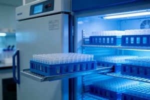 医生与患者沟通基因检测报告示意图