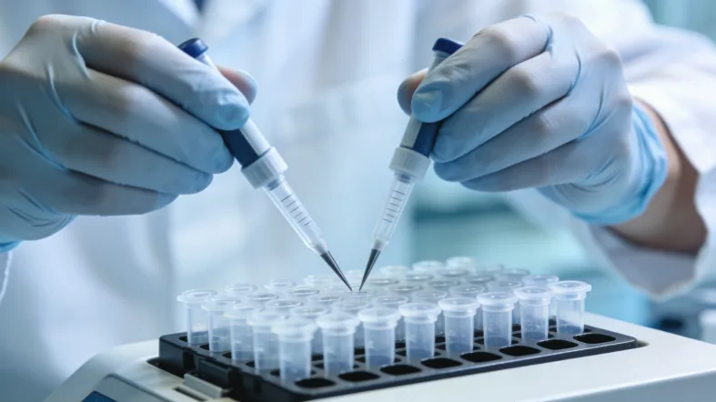 ROS1基因融合与靶向药物作用示意图