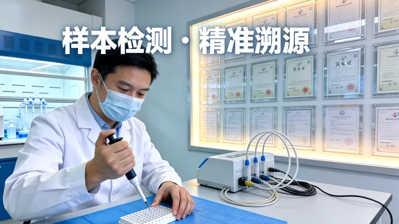 基因检测样本在实验室中被处理