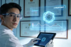 医生与患者家属沟通基因检测报告