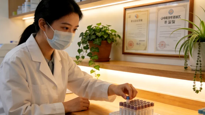 基因检测报告单特写,聚焦“BRAF野生型”字样