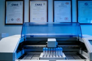 医生与患者共同查看影像片子的场景