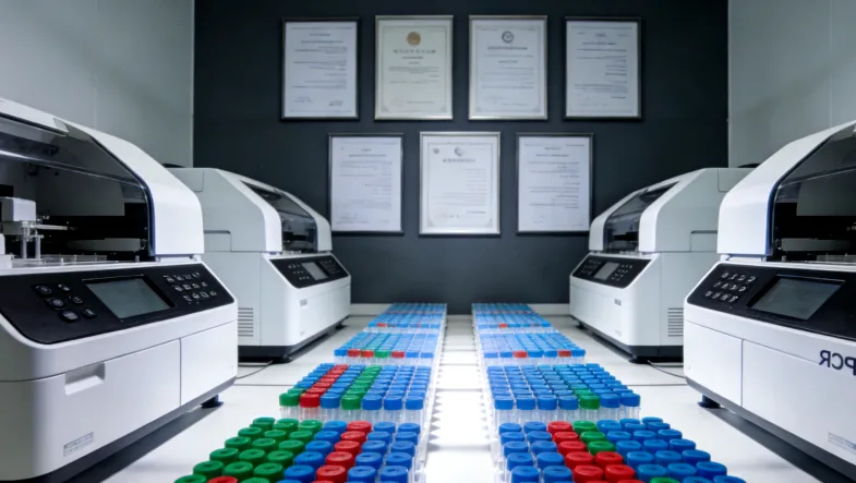 基因检测报告单特写，突出NTRK融合结果