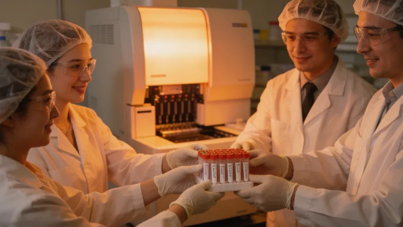 早期肝癌患者AFP与PIVKA-II阳性率对比柱状图