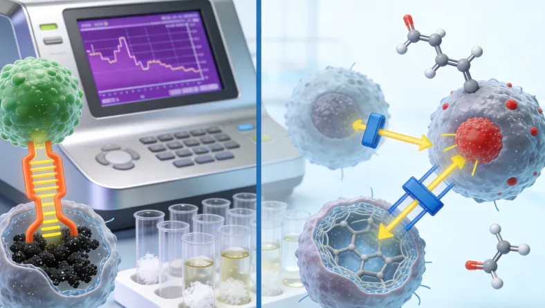 显微镜下MRD检测示意图