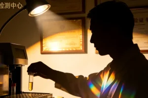 一张显示肿瘤标志物数值在参考区间内波动的折线图