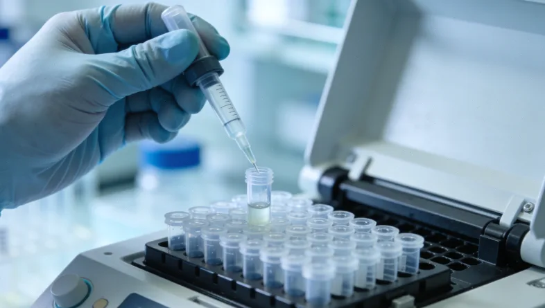 医生在诊室与患者进行沟通的场景