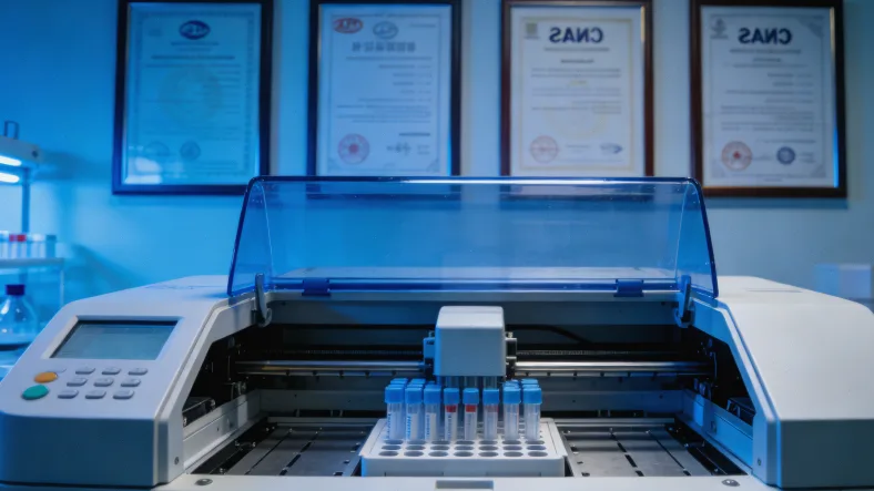 一位患者手持基因检测报告,面露困惑