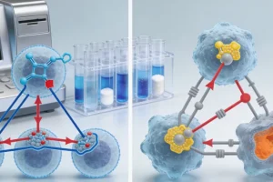 医生与患者共同查看基因检测报告