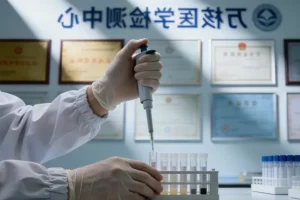 一家人围坐讨论基因检测报告，表情各异